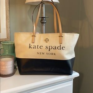 Kate Spade canvas tote